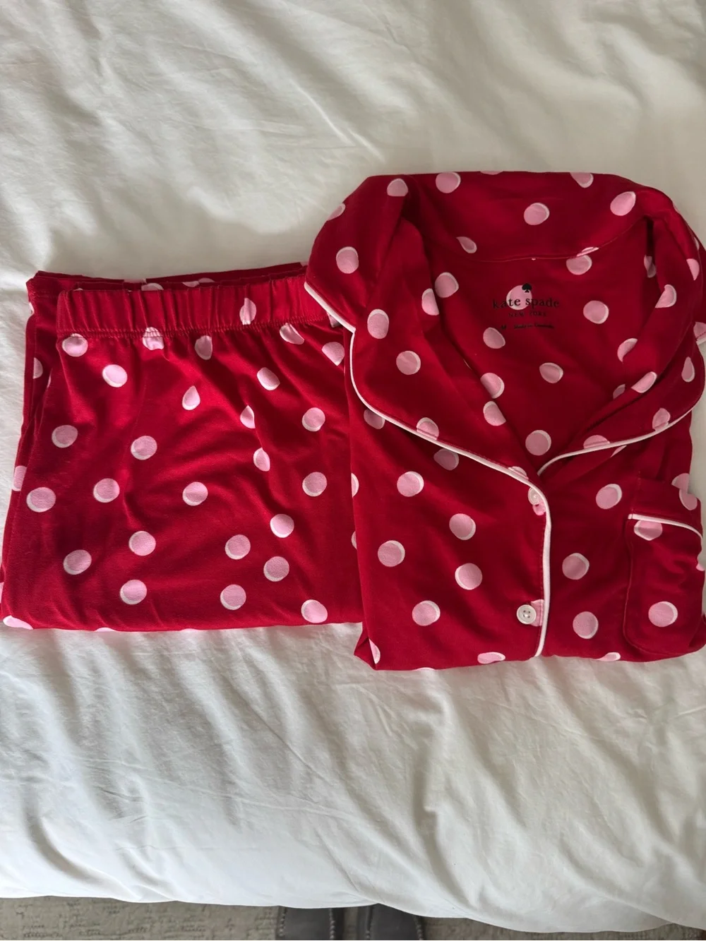 kate spade | Pajama Set | Long Sleeve Long
Notch Collar - Picture 1 of 6